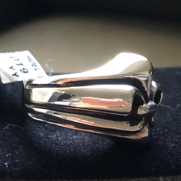 KING BABY STUDIO Sterling Silver FLEUR DE LIS Ring - Picture 2 of 7